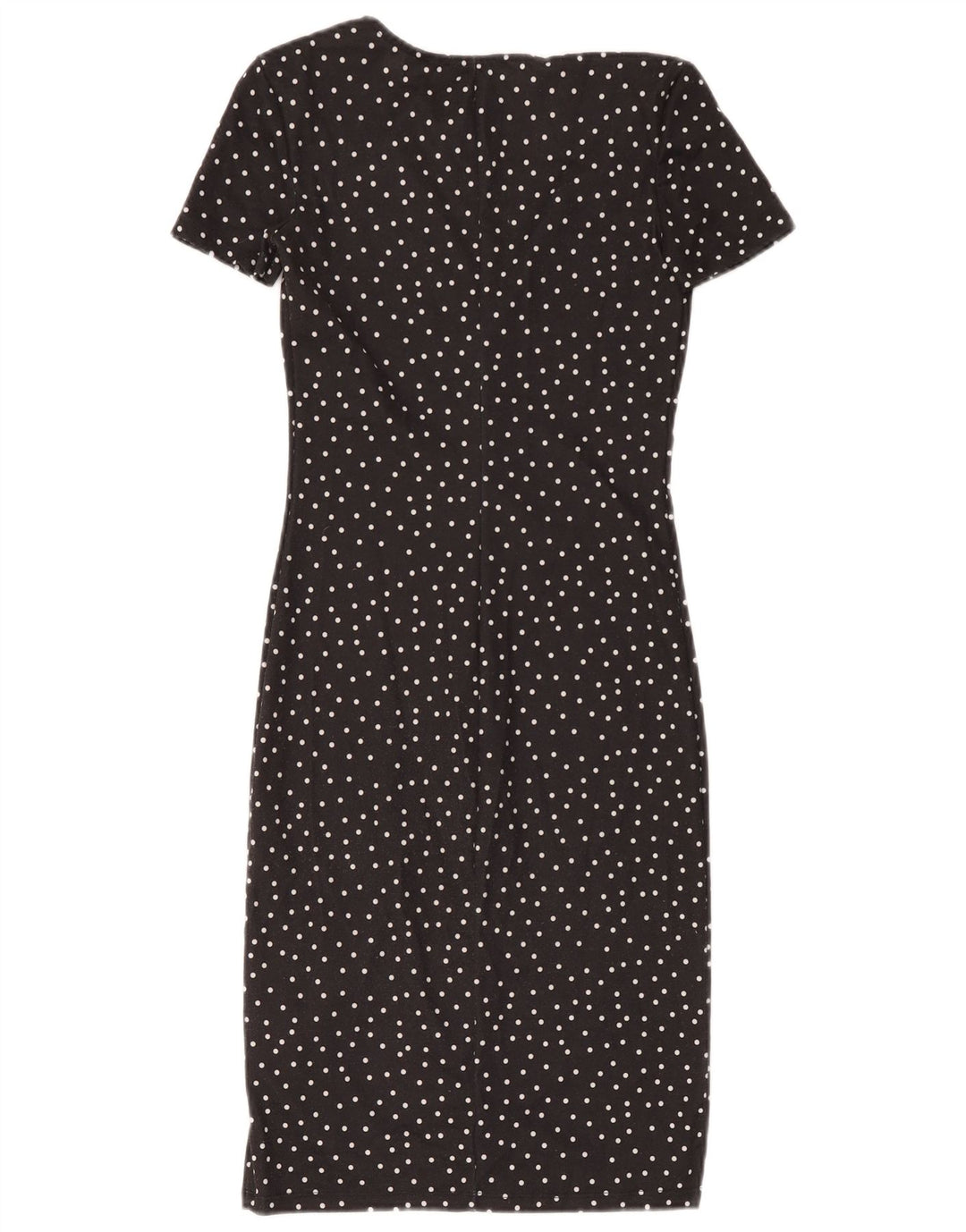 Zara Vestido tubo para mujer UK 8 Pequeño Poliéster de lunares negros