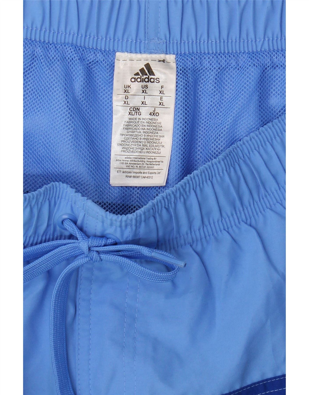 Bañador Adidas Hombre XL Azul Colorblock Poliéster
