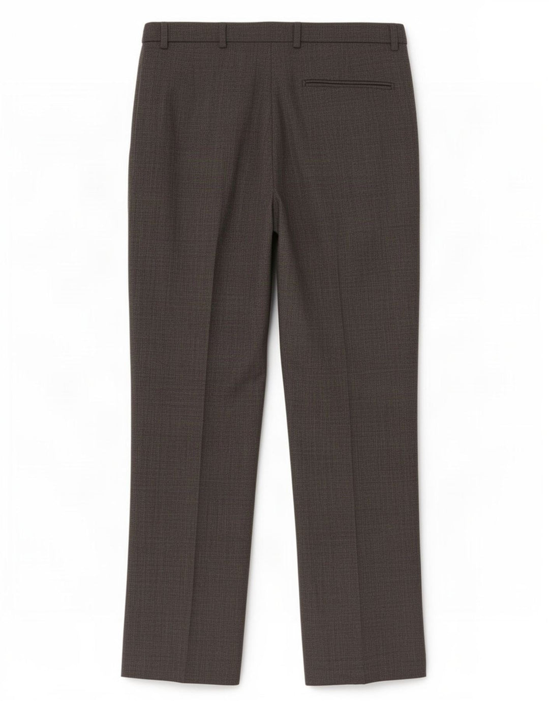 Marks & Spencer Pantalón de traje de corte regular para hombre W34 L29 Lana gris