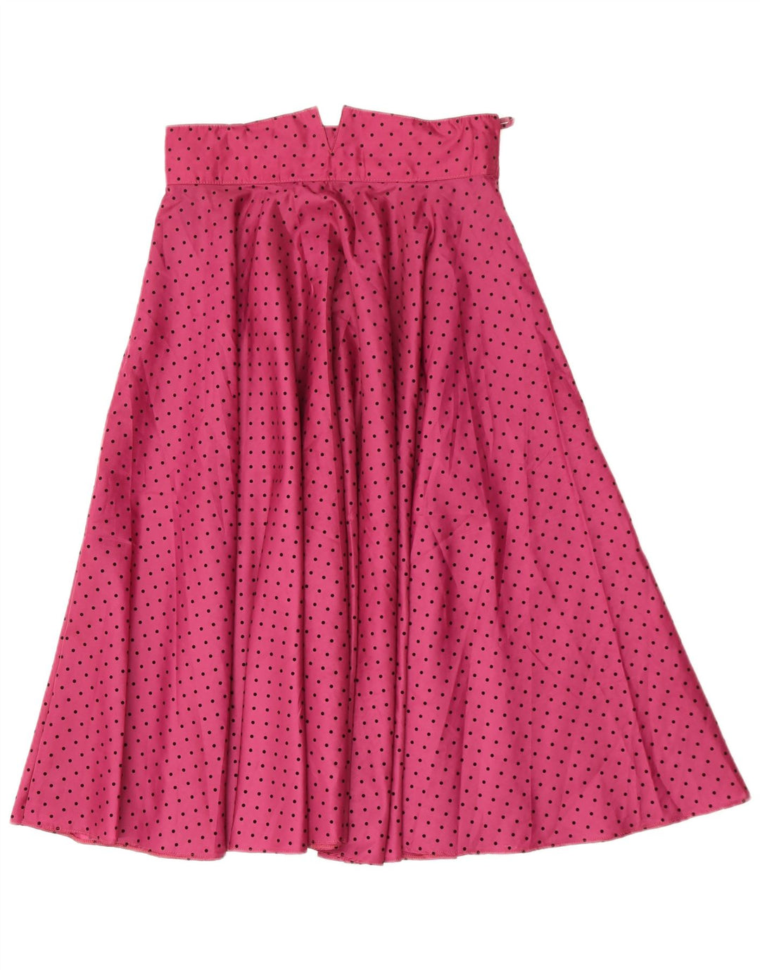 Vintage mujer A-Line falda W30 medio rosa manchado