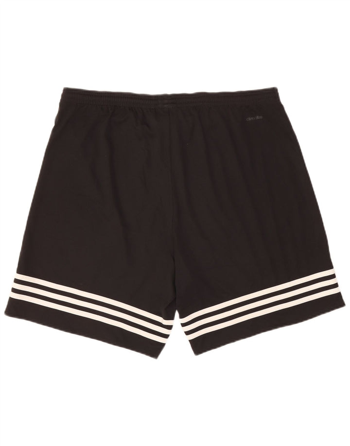 Adidas Mens Climalite Sport Shorts Grande Negro Poliéster