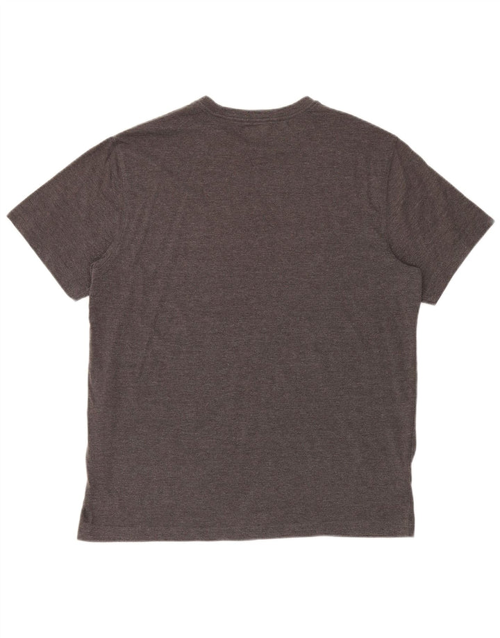 Eddie Bauer - Camiseta para hombre, talla grande, algodón gris