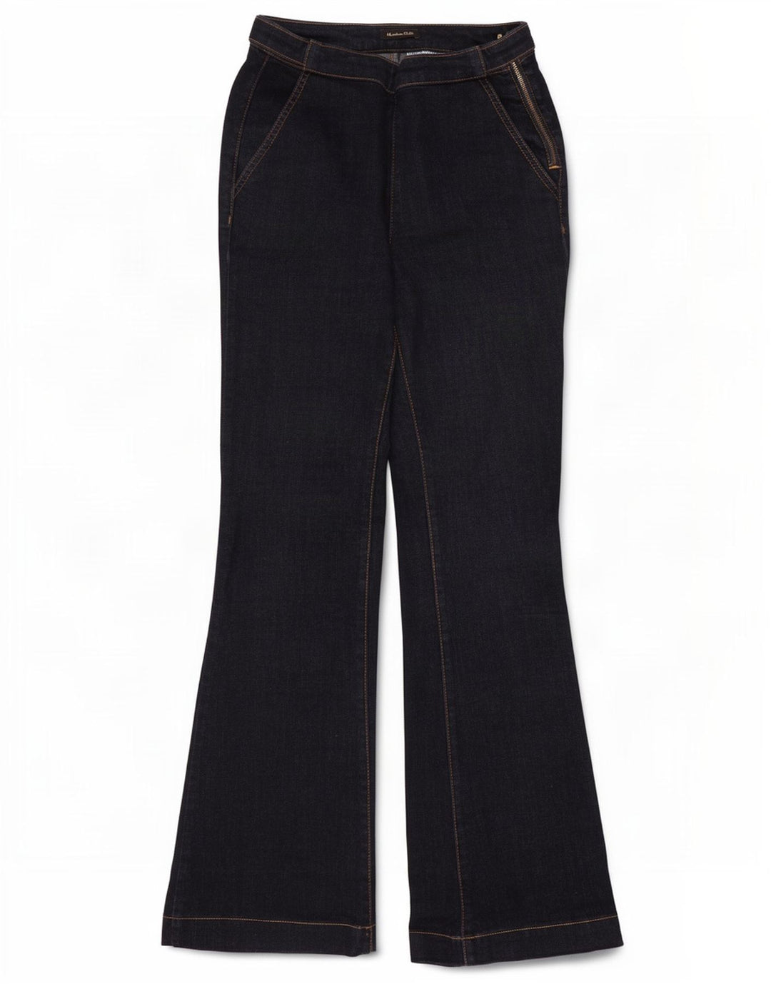 Vaqueros Acampanados Mujer Massimo Dutti W26 L30 Azul Marino