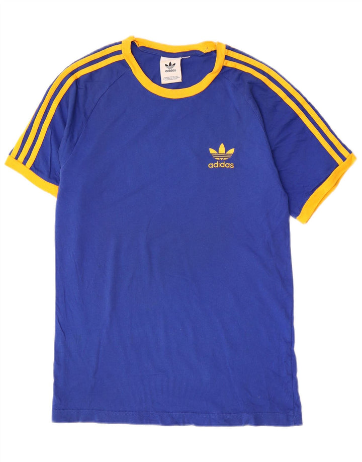 Camiseta Adidas Hombre Top Small Azul