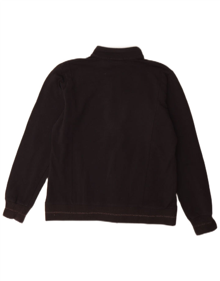 Champion Chaqueta de chándal con gráfico de fácil ajuste para mujer, talla 44, talla M, color negro