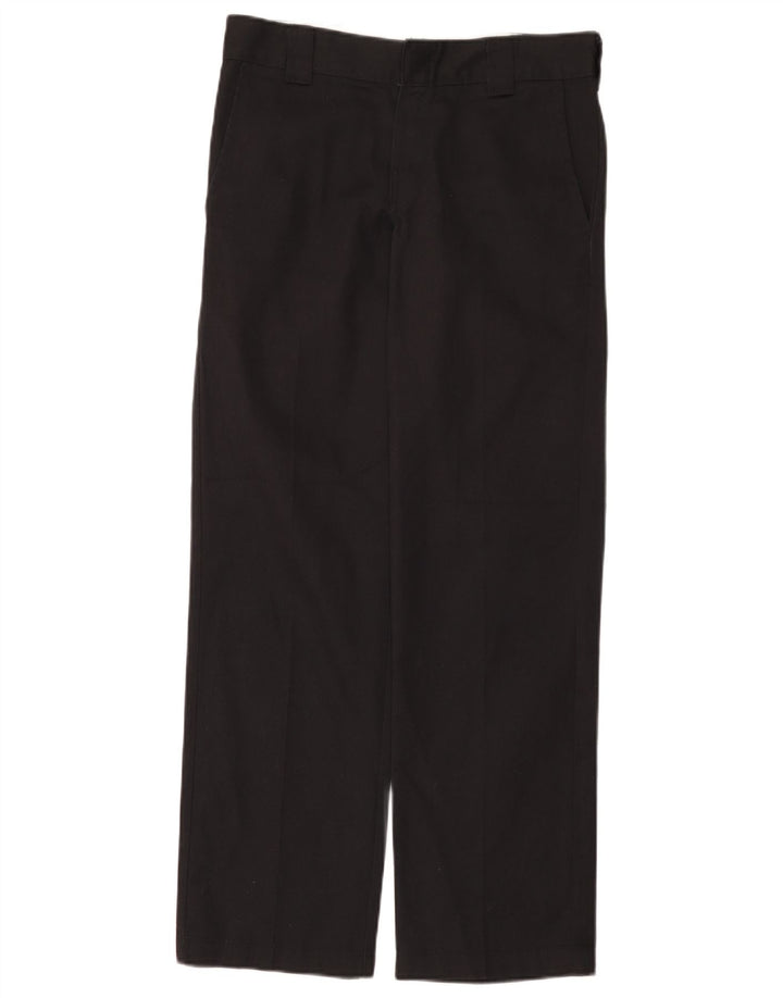 Dickies Pantalón chino recto y ajustado para hombre W30 L32 Poliéster negro