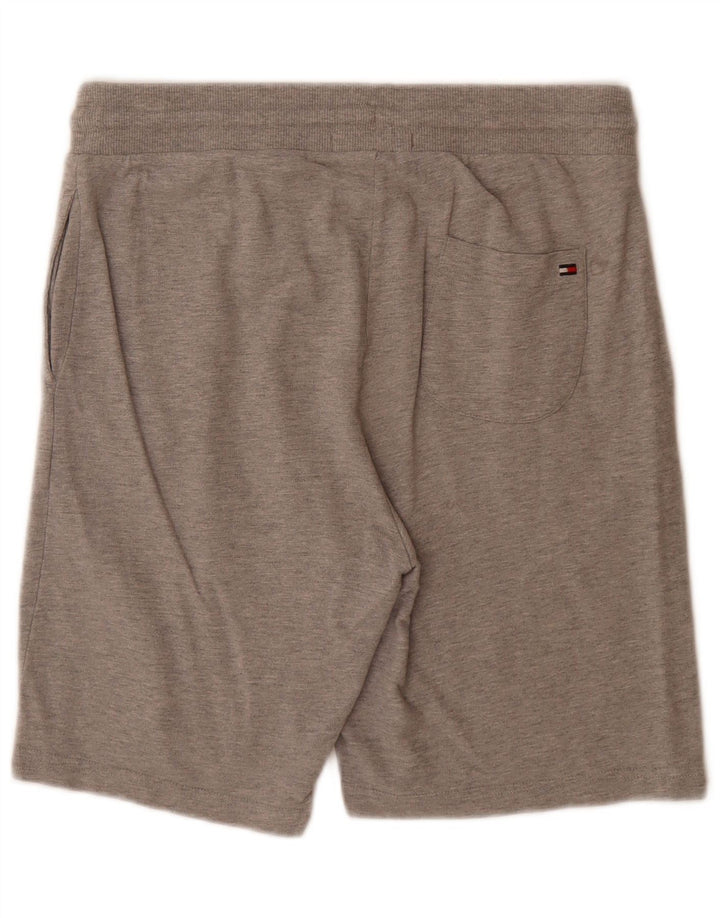 Tommy Hilfiger Shorts deportivos para hombre de algodón moteado gris medio