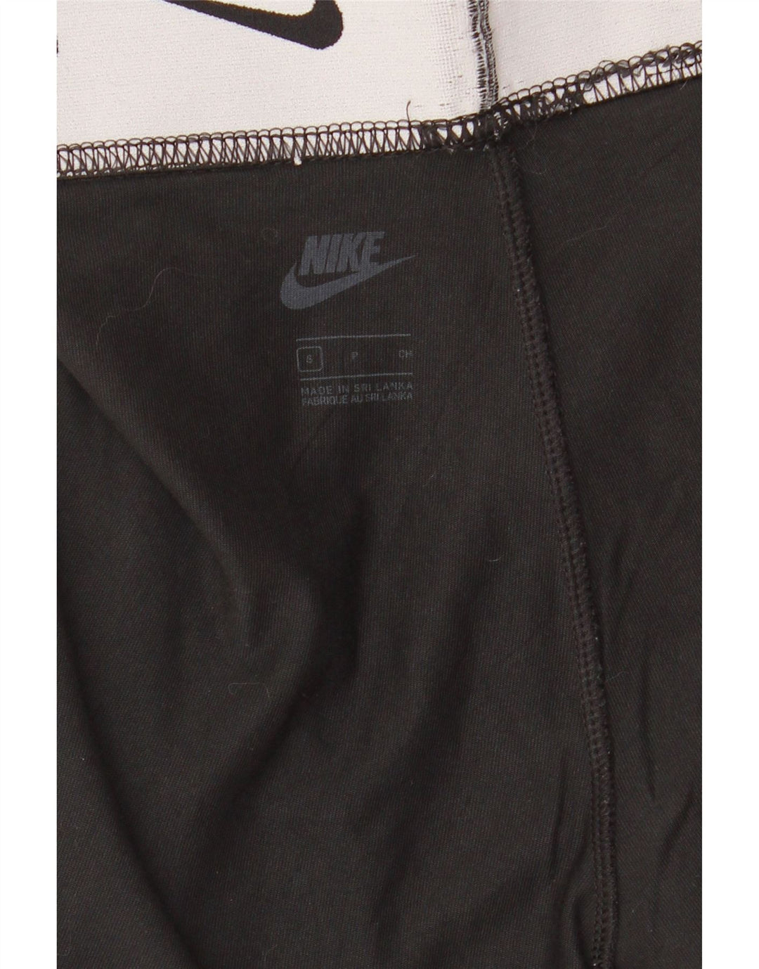 NIKE Leggings gráficos para mujer UK 8 Small Negro