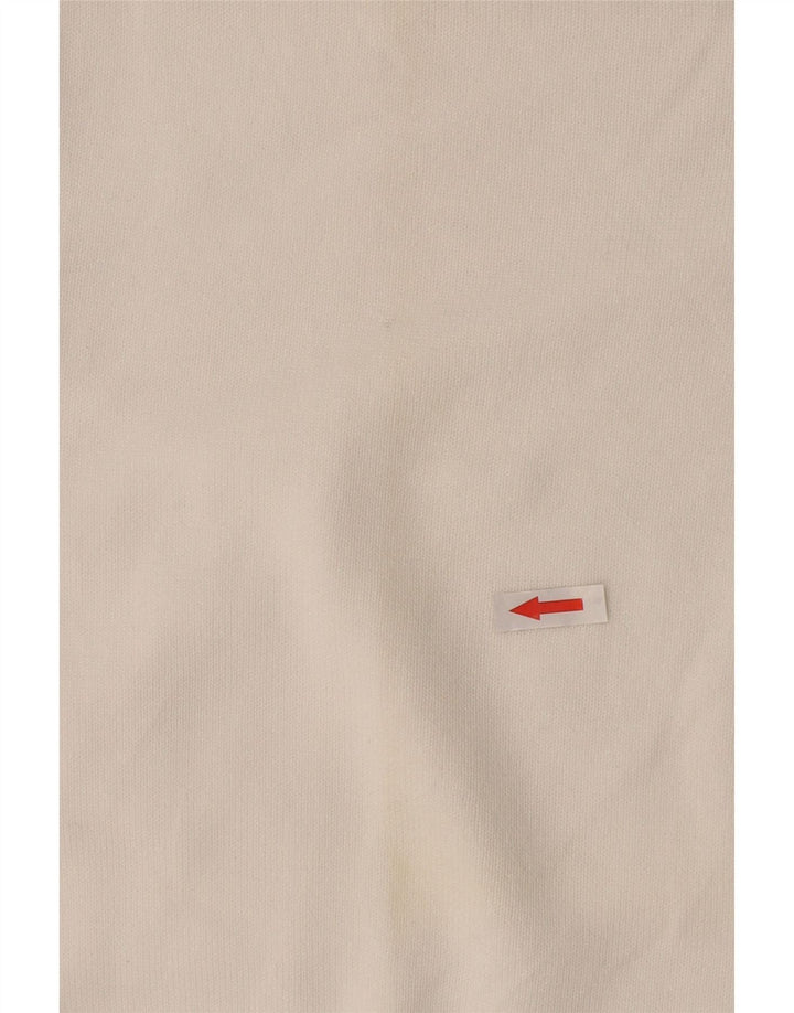 Slam Jersey con cuello en V para hombre, talla 3XL, algodón blanco