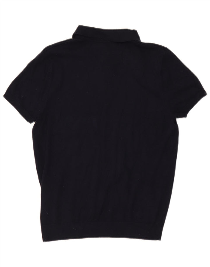 Zara Hombre Polo Polo Small Azul Marino Viscosa