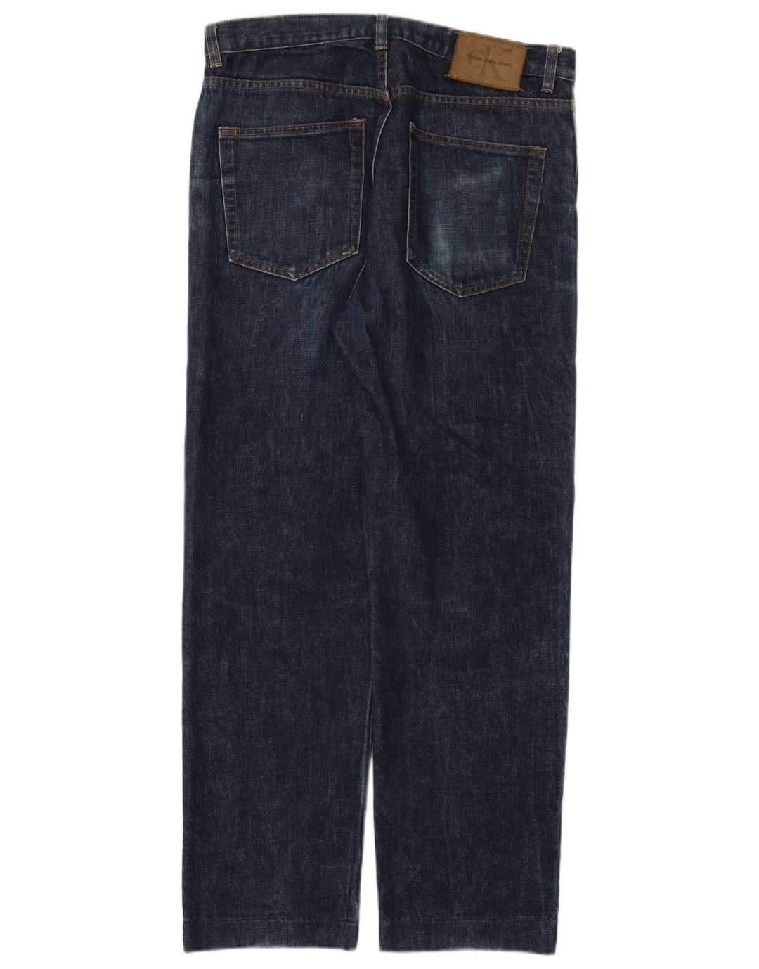 Calvin Klein Jeans rectos para hombre W33 L29 Algodón azul
