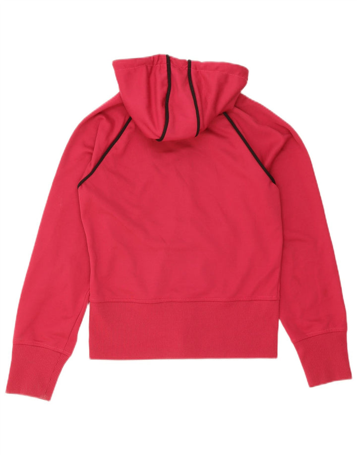 Diadora Sudadera Con Capucha Y Cremallera Mujer IT 42 Poliéster Rosa Mediano