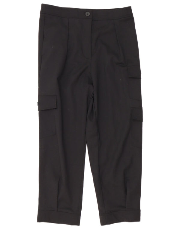 Pantalón Cargo Recto Sundek Mujer Mediano W30 L26 Algodón Negro