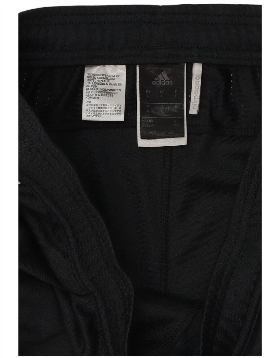 Adidas Mens Climacool Chándal Pantalones Grande Negro Poliéster