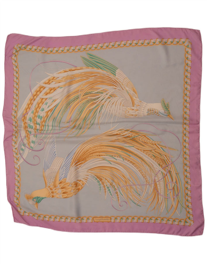 Salvatore Ferragamo Bufanda cuadrada para mujer Talla única Diseñador multicolor