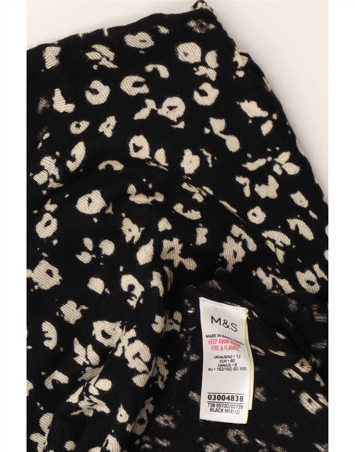 Marks & Spencer - Jersey de cuello redondo para mujer, talla 40, talla M, color negro