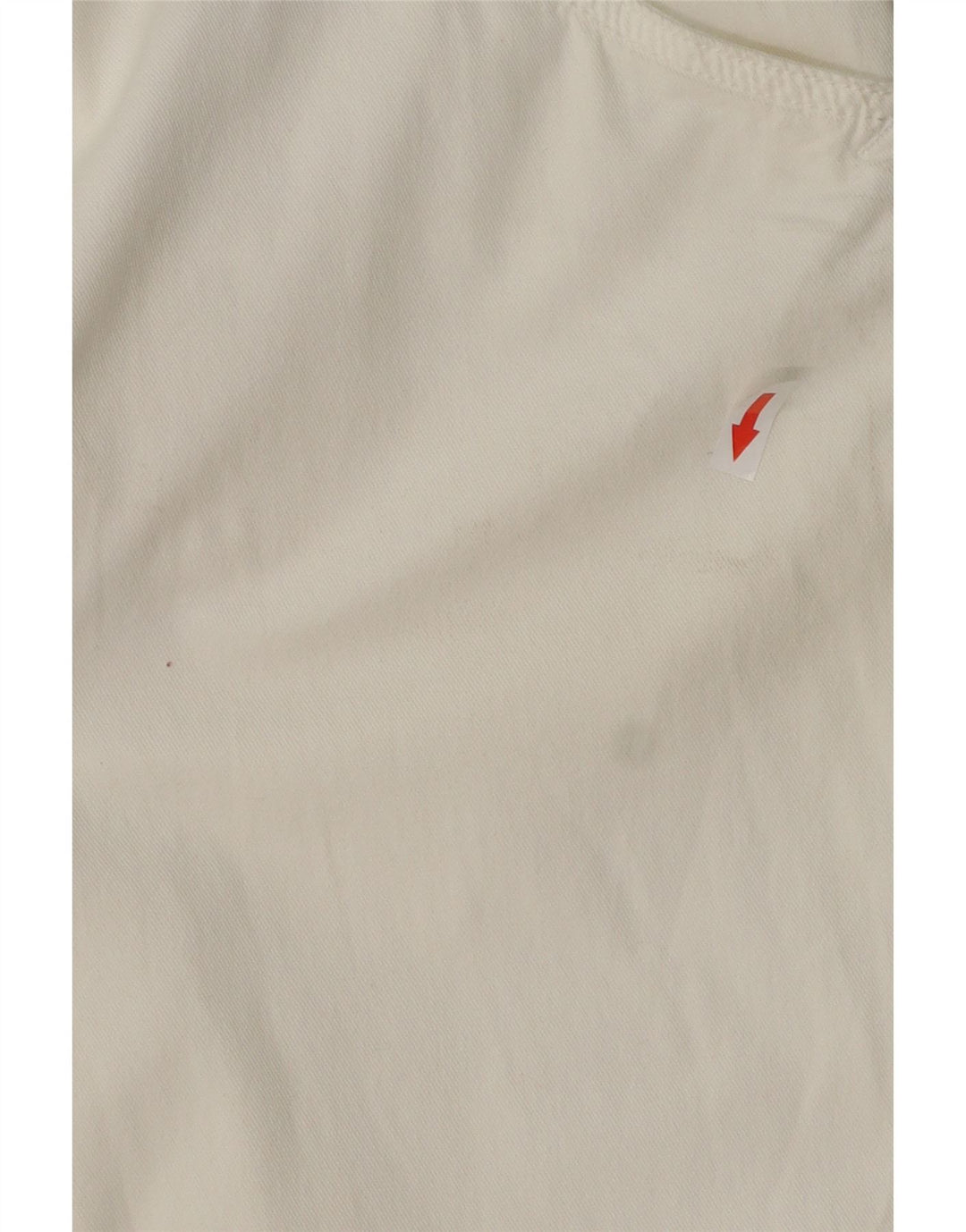 TRUSSARDI Pantalones informales rectos para mujer IT 46 Large W30 L32 Blanco