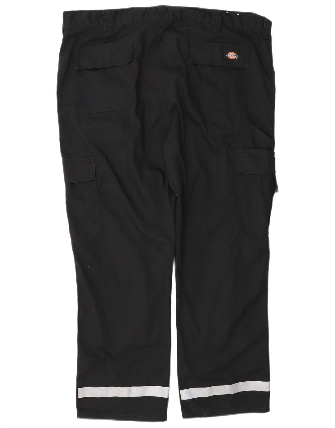 Dickies Pantalones cargo rectos para hombre W40 L28 Poliéster color block negro