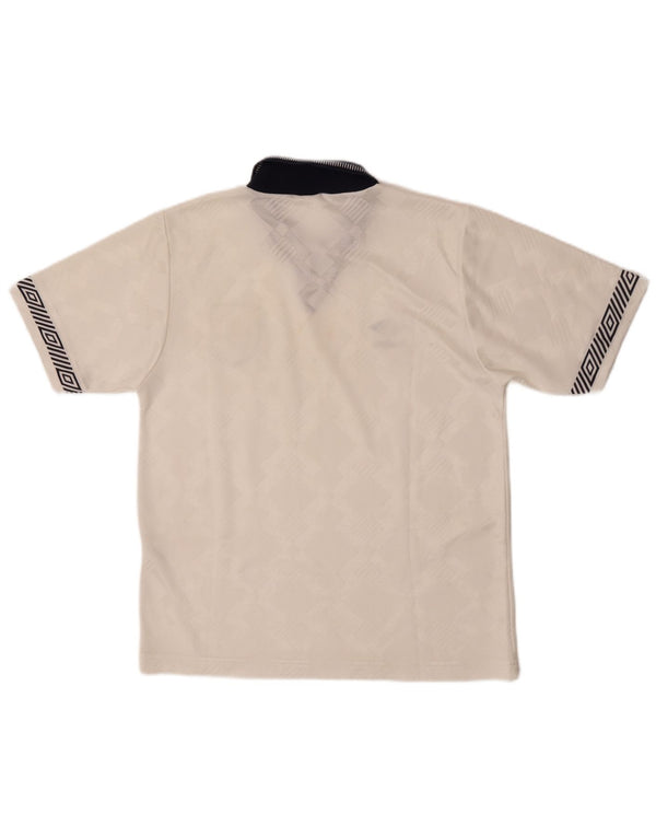 Umbro Hombre Inglaterra 1990-1992 Graphic Jersey Top Pequeño Blanco Deportes