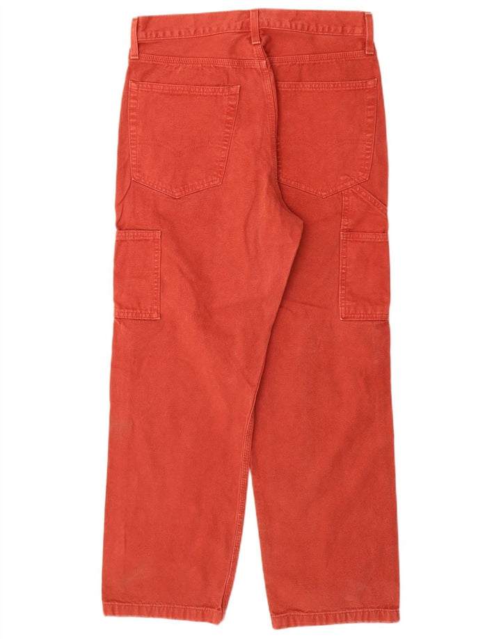 Levi's Jeans rectos tipo cargo para hombre W30 L30 Algodón rojo