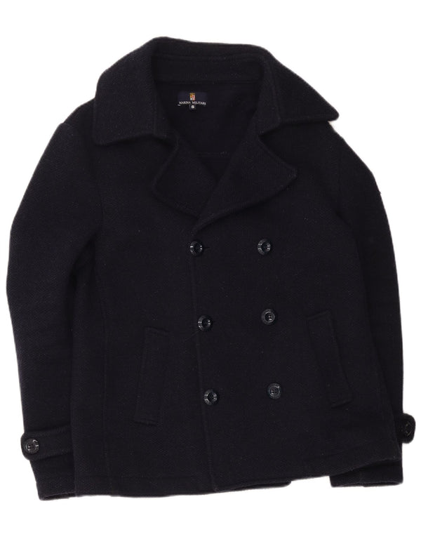 Marina Militare Chaquetón para hombre UK 36 Small Lana azul marino