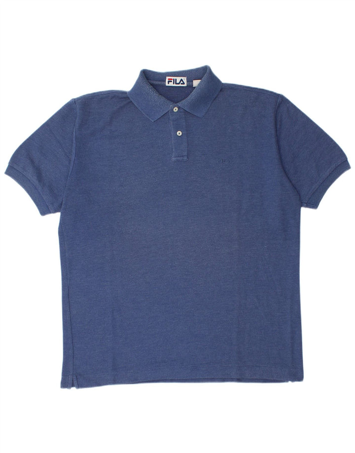 Fila Polo Hombre IT 52 Grande Algodón Azul