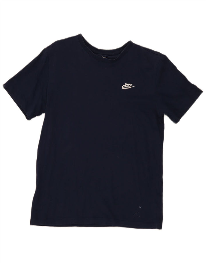 Camiseta Nike Hombre Top Medium Azul Marino Algodón