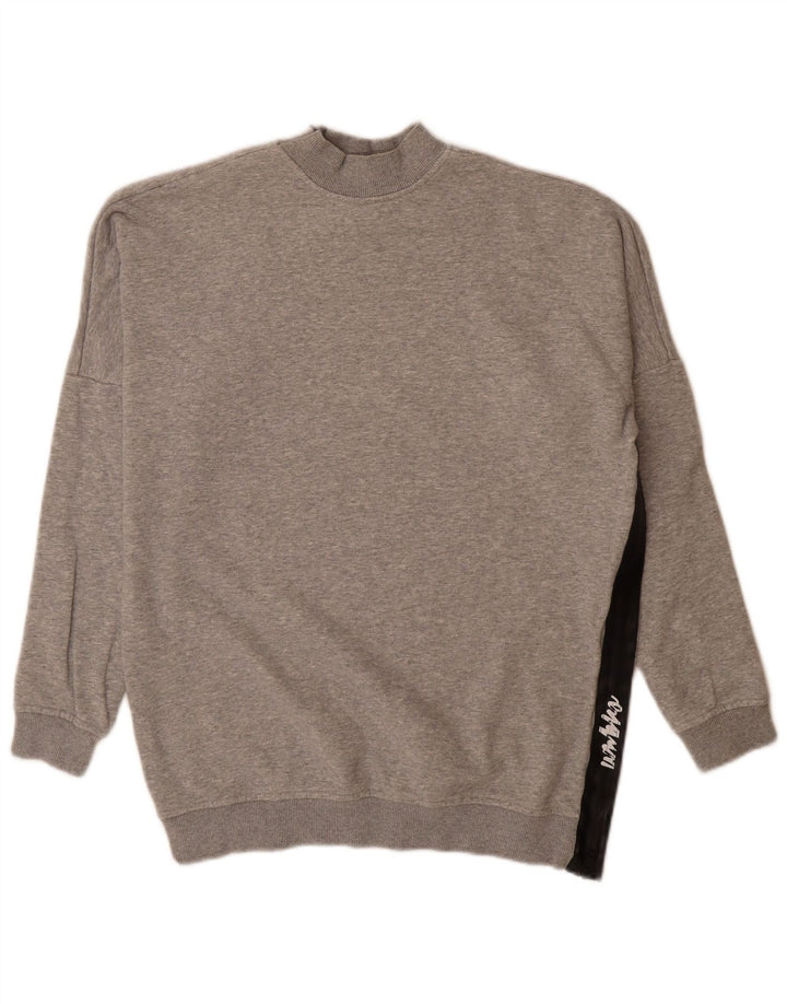Umbro Hombre Sudadera Gráfica Jumper Small Gris Colorblock