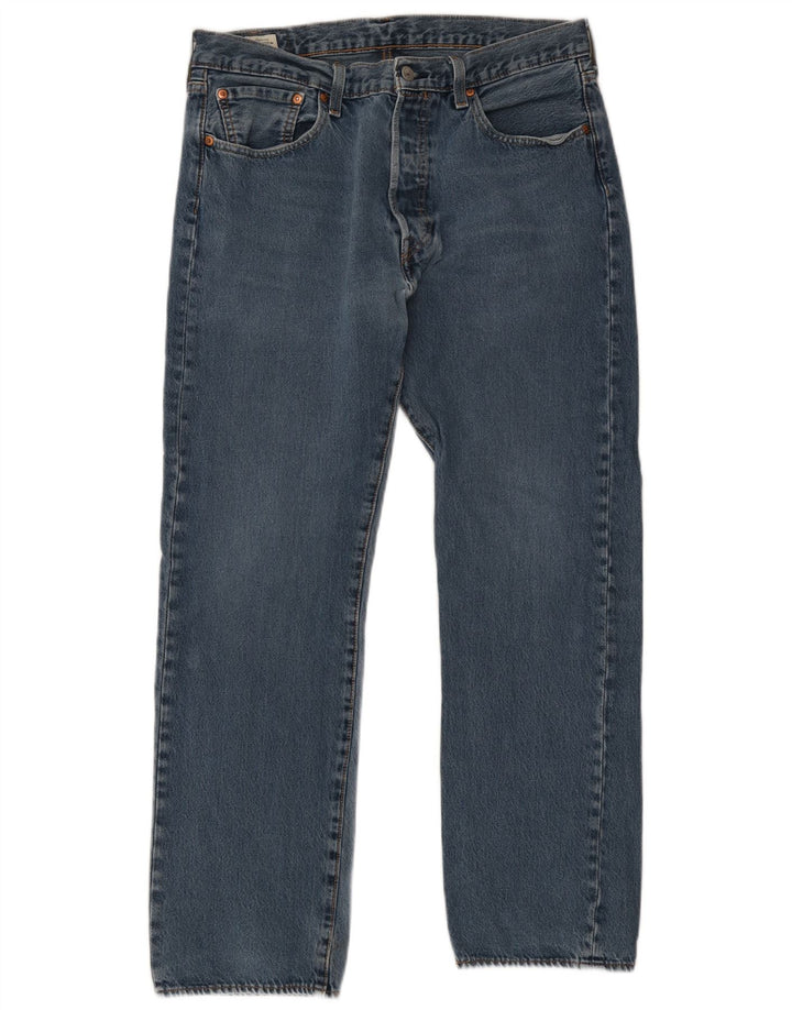 Vaqueros Levi's Hombre Rectos W34 L30 Algodón Azul