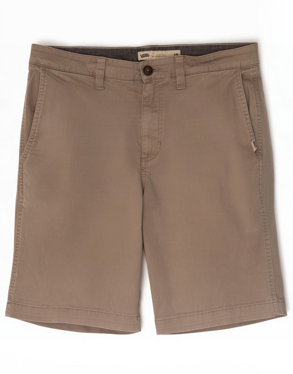 Pantalones cortos tipo chino para hombre Vans Medium W32 Grey Cotton