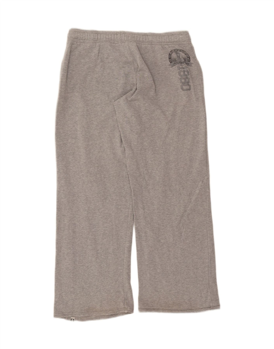 ROXY Pantalones de chándal con estampado gráfico para mujer, talla 44, color gris grande