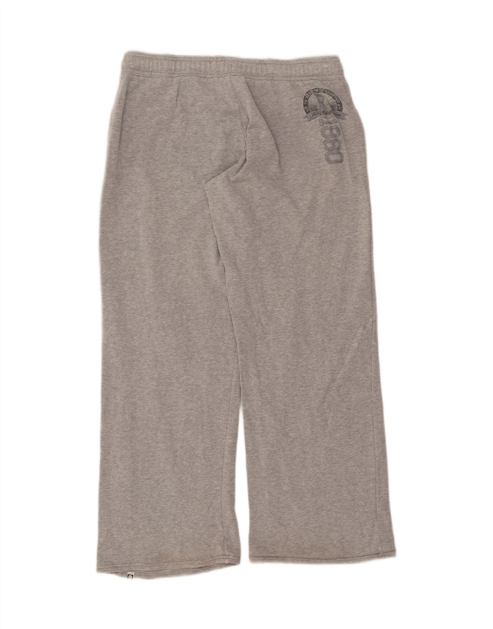 ROXY Pantalones de chándal con estampado gráfico para mujer, talla 44, color gris grande