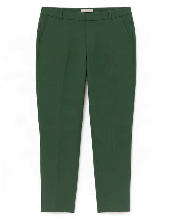 Hobbs Pantalones chinos cónicos para mujer UK 14 Large W34 L28 Verde