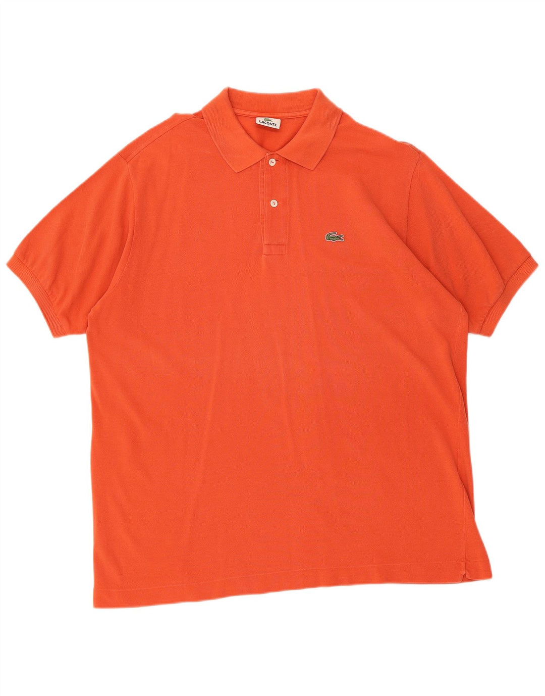Polo Lacoste Hombre Talla 6 XL Algodón Naranja