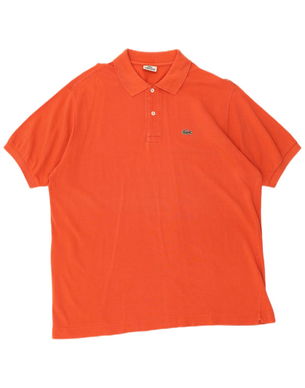 Polo Lacoste Hombre Talla 6 XL Algodón Naranja
