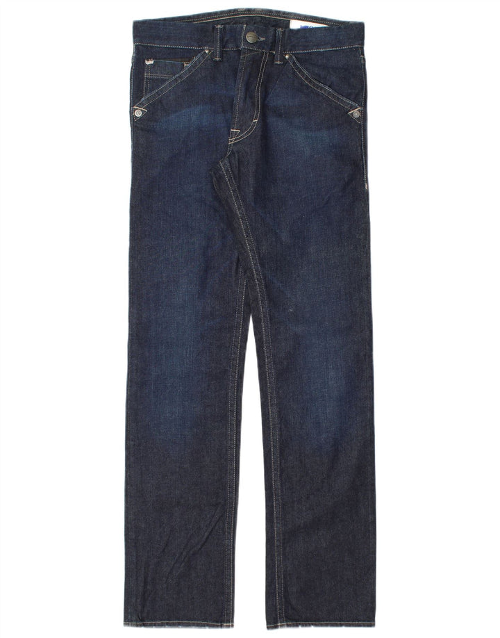 Vaqueros rectos para hombre Gas W28 L33 Algodón azul marino