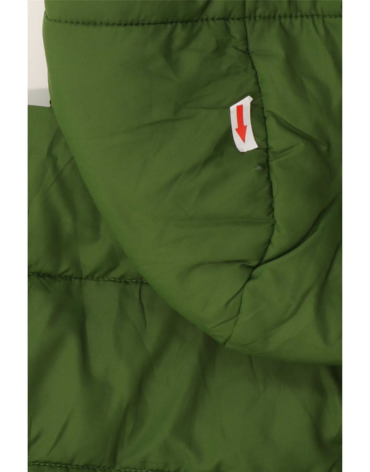 White Stuff Abrigo acolchado con capucha para niña 9-10 años Verde Poliéster