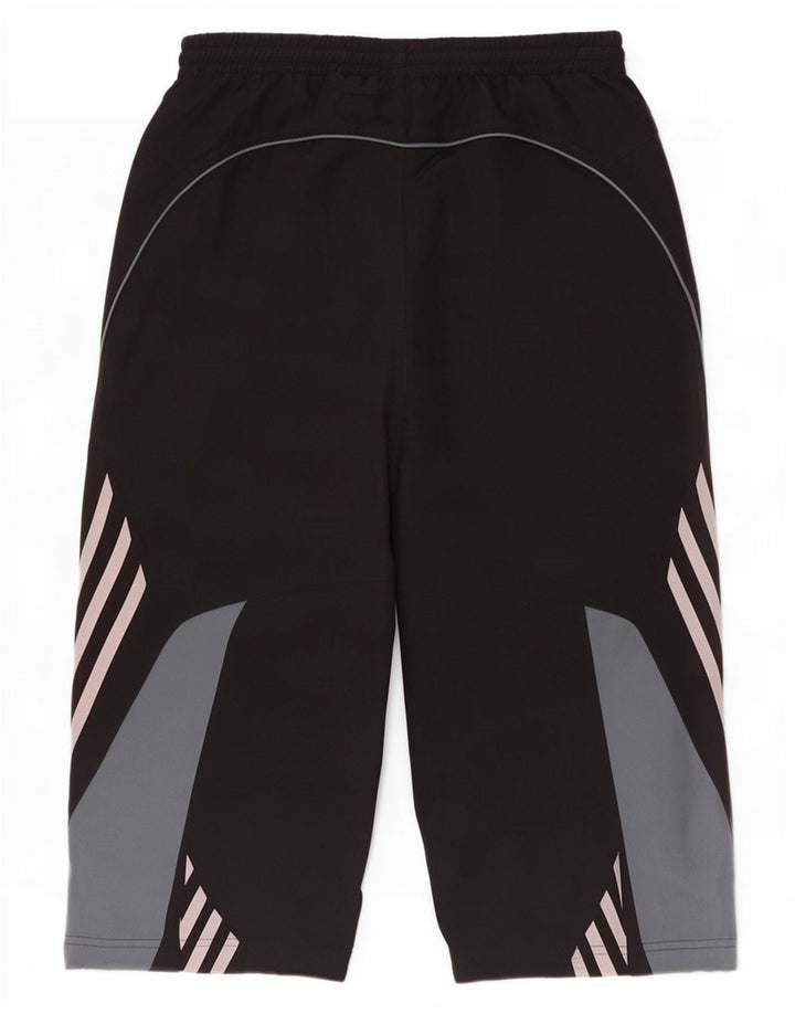 Adidas - Bermudas deportivas para hombre (talla pequeña), color negro, poliéster