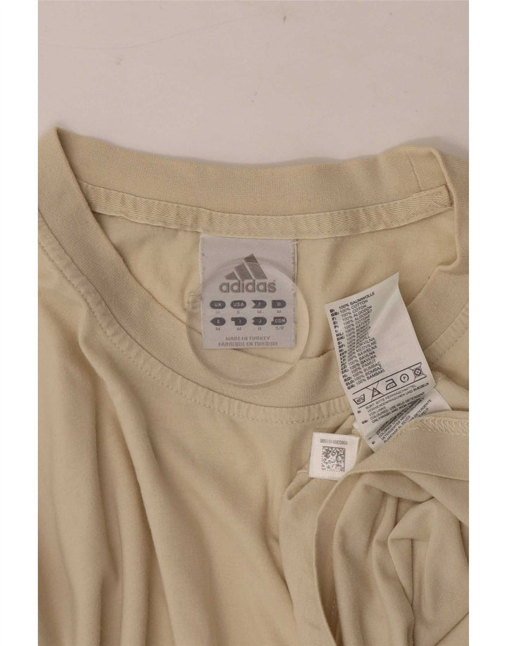 Camiseta Adidas Hombre Top Algodón Beige Medio