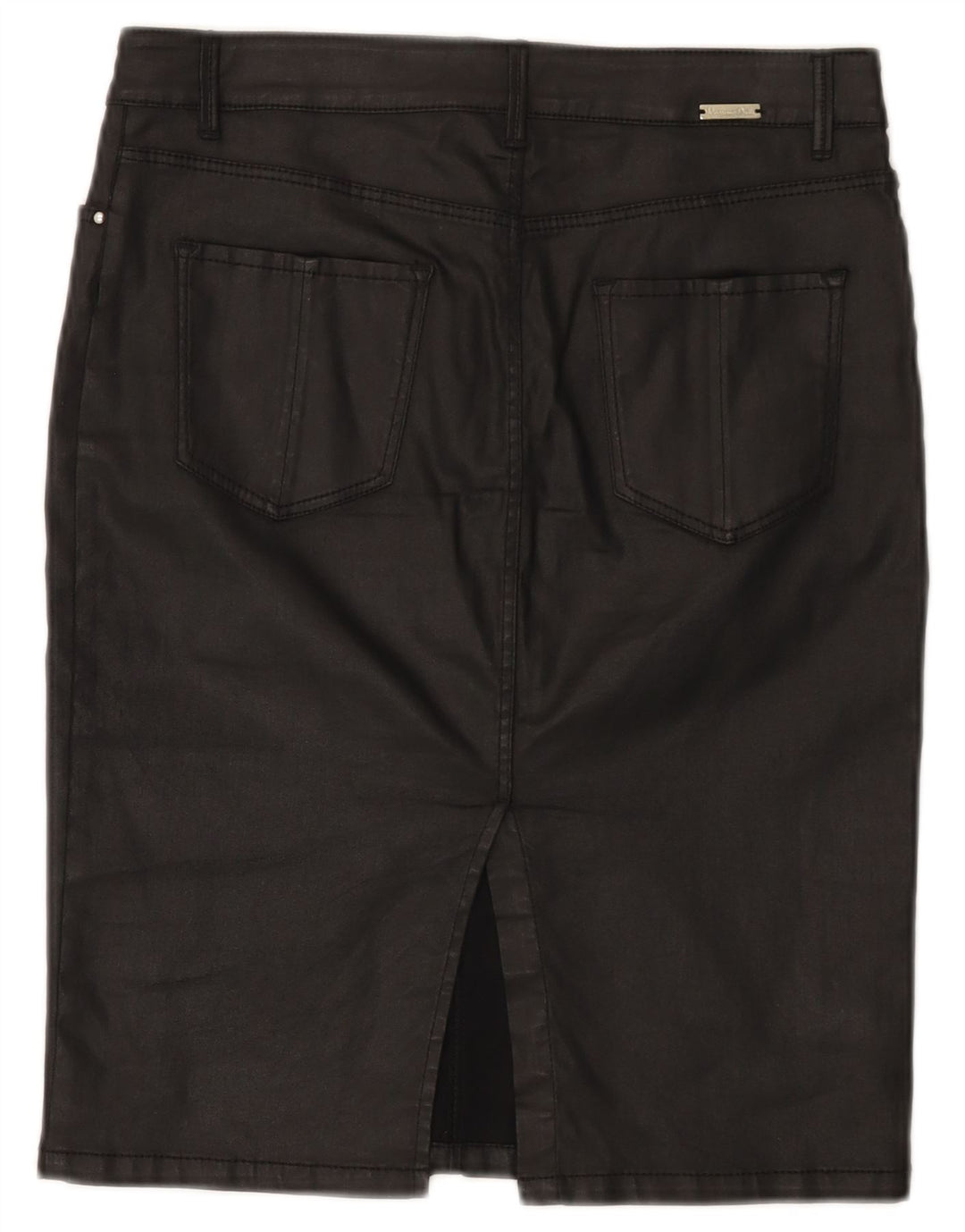 Massimo Dutti Falda Lápiz Mujer EU 38 Small W28 Negro