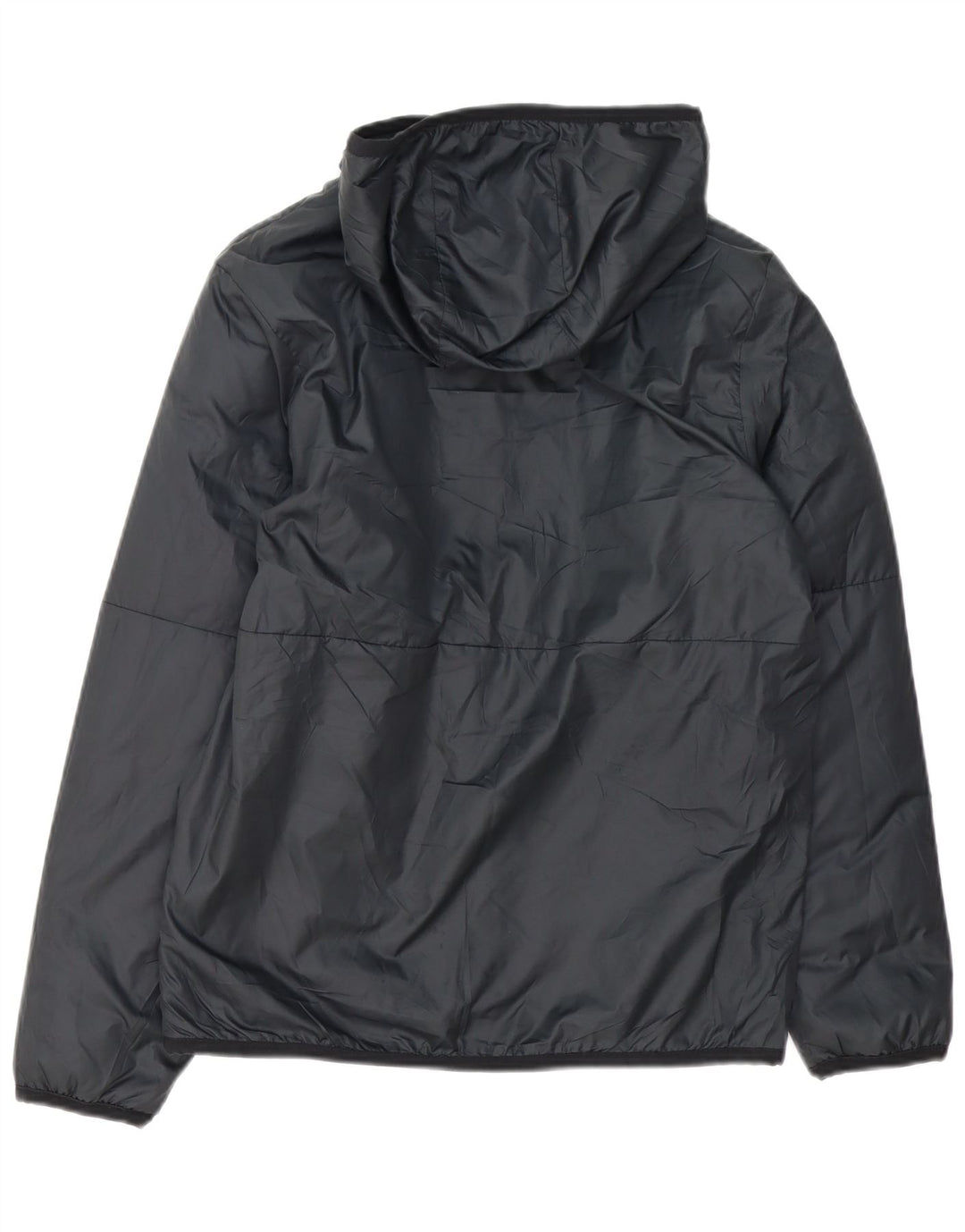 Nike Chaqueta impermeable con capucha para niños 12-13 años Grande Poliéster negro
