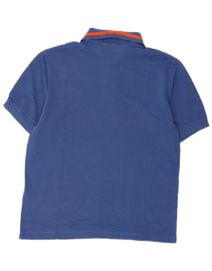 Diadora Polo Hombre Small Azul Algodón