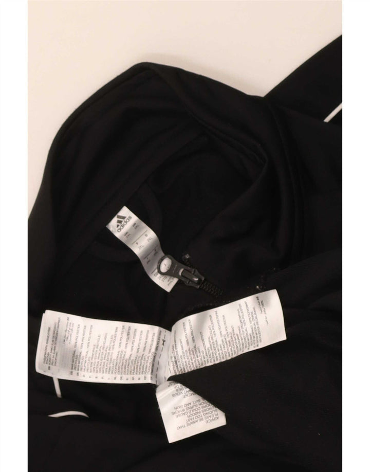 Adidas - Chaqueta de chándal para hombre, talla 2XL, poliéster negro