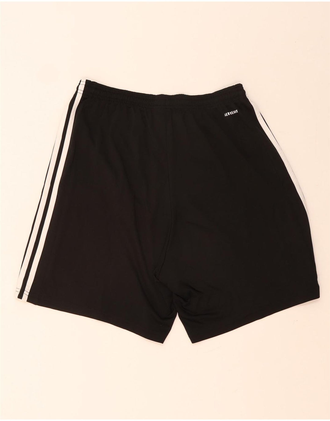 Adidas - Pantalones cortos deportivos Aeroready para hombre, tamaño grande, poliéster negro