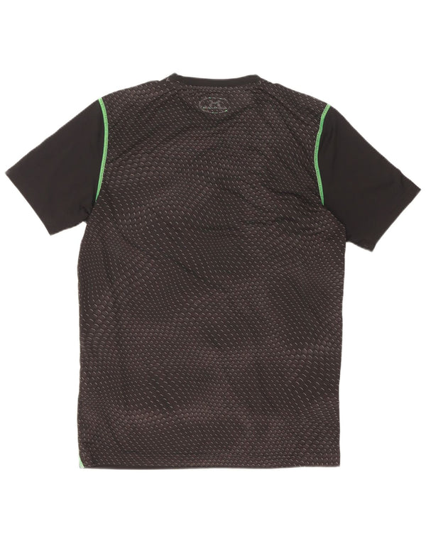 Camiseta Under Armour Hombre Top Small Negro Geométrico Poliéster