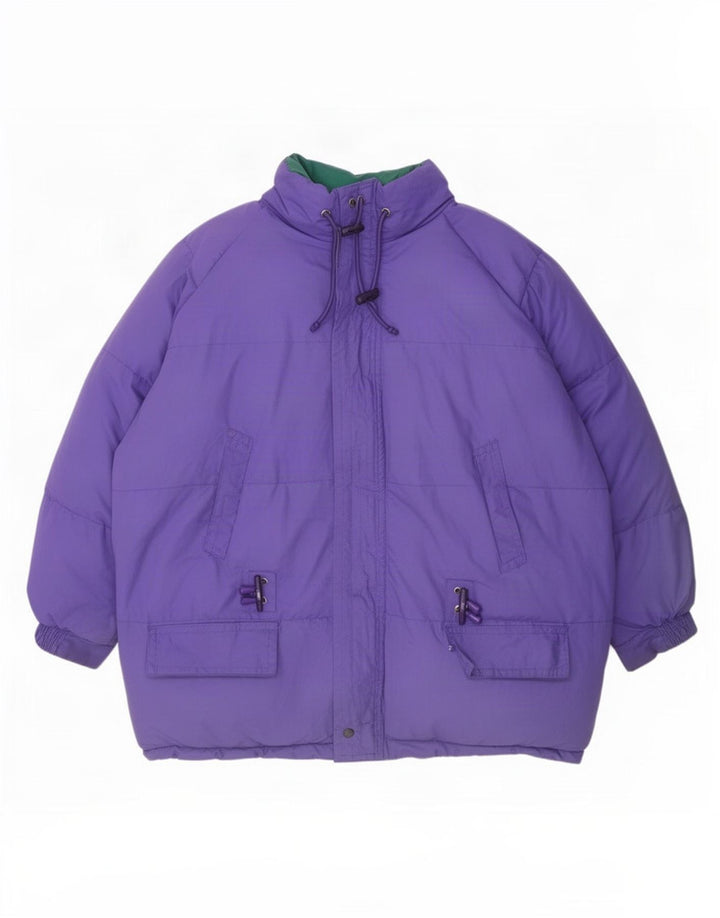 Diadora Chaqueta Acolchada Reversible Hombre UK 38 Medium Púrpura