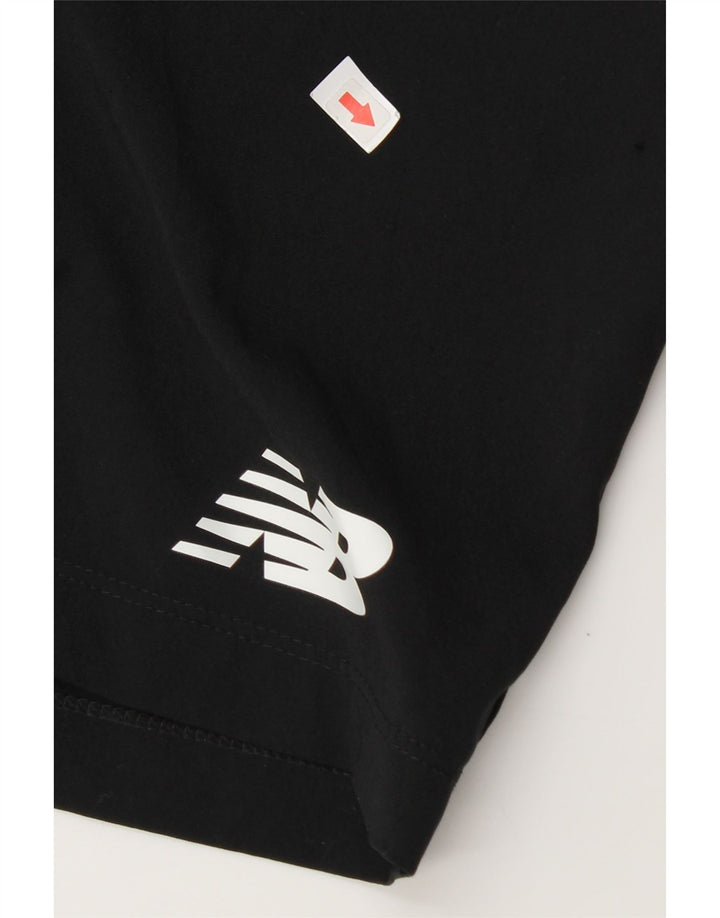 New Balance Pantalones cortos deportivos gráficos para hombre Poliéster negro grande