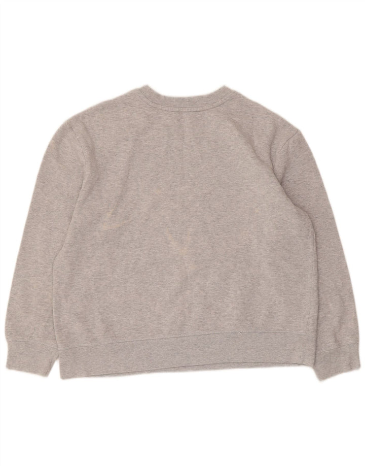 Marks & Spencer - Sudadera gráfica para mujer, talla 40, talla grande, algodón gris