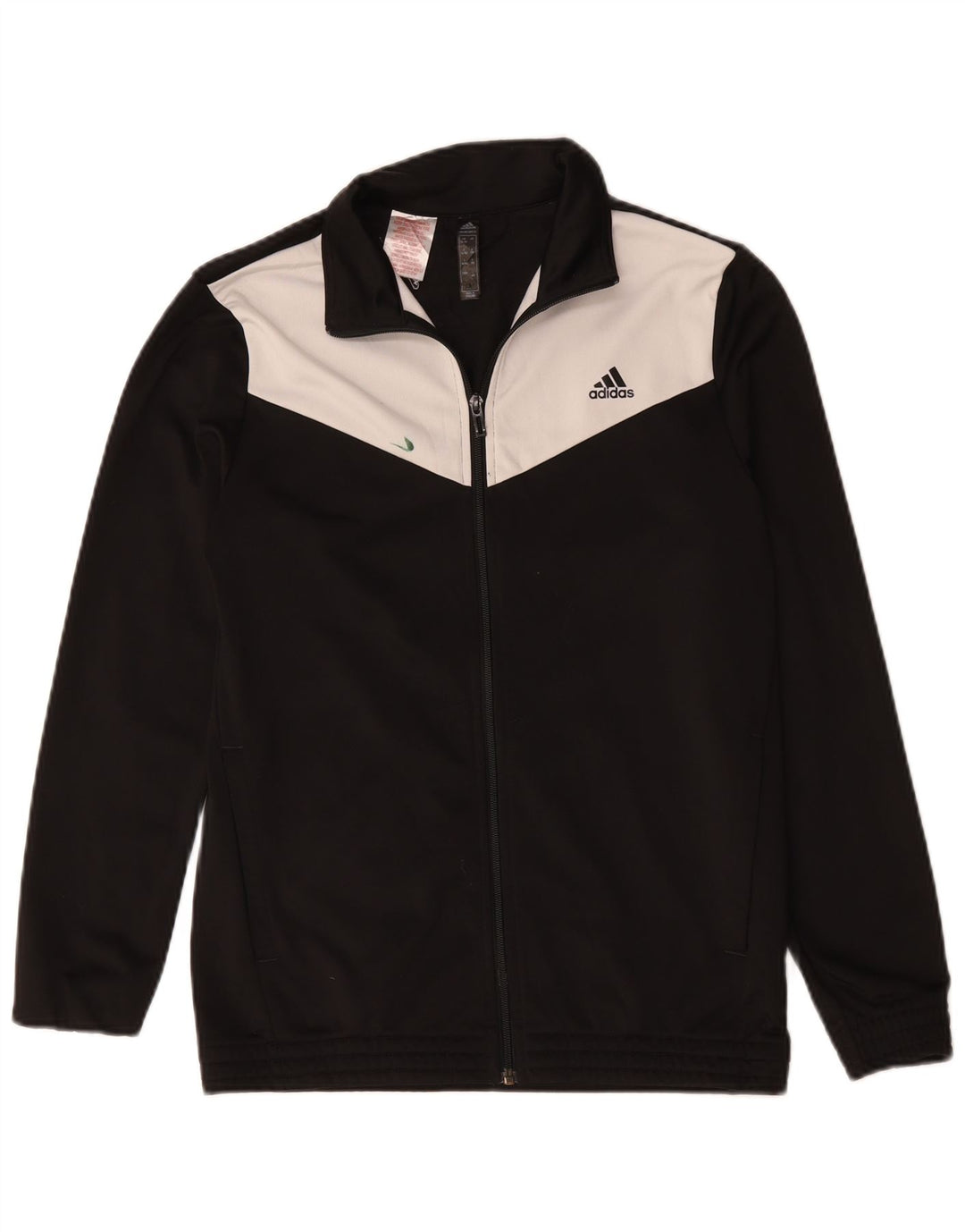 Adidas - Chaqueta de chándal para niño, 14-15 años, color negro, poliéster