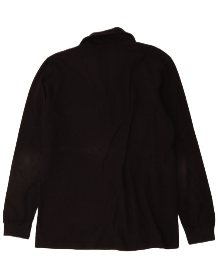 Champion Jersey de forro polar con cuello y cremallera para hombre 2XL Poliéster negro